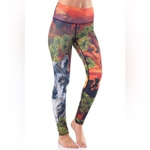 Yoga Democracy Lobo Leggings size small